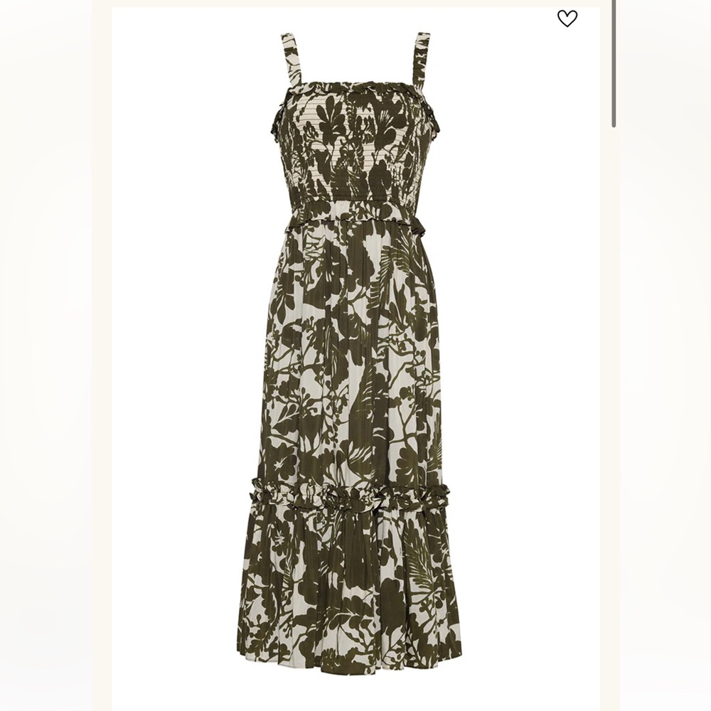 CARA CARA NWT Floral Green Dress